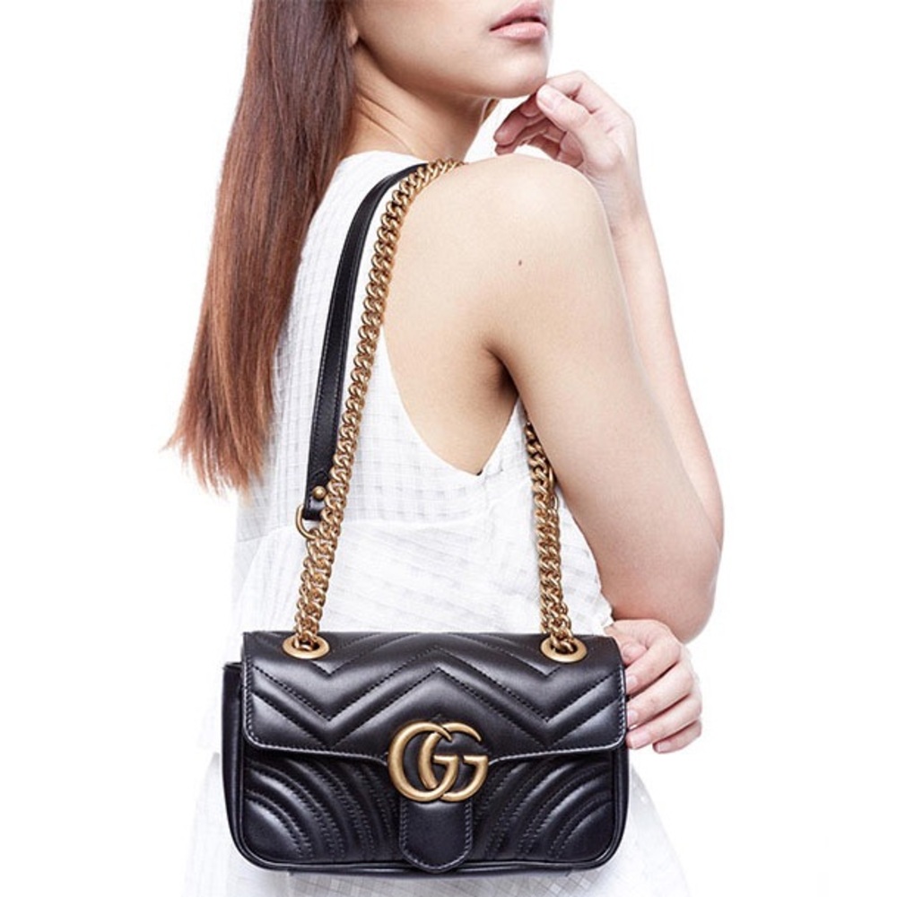 Gucci Calfskin Matelasse Small GG Marmont ‼️Sharing Only‼️